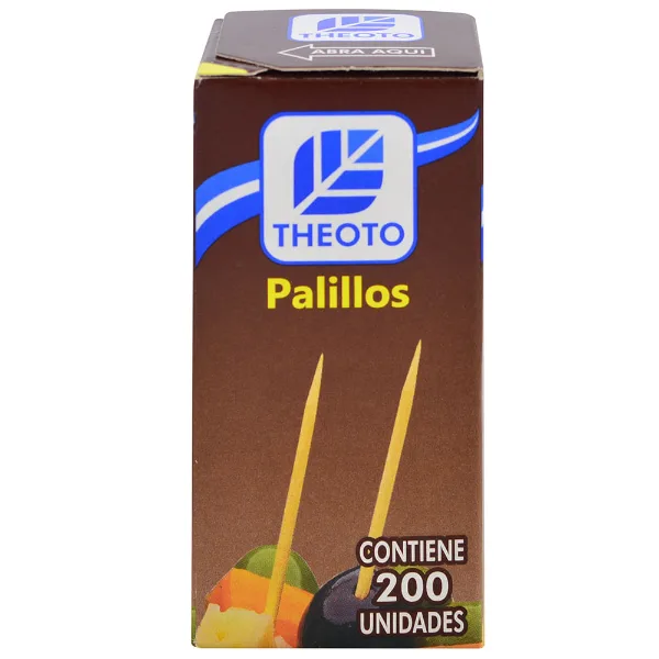 Escarbadientes Theoto 200 un.