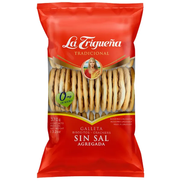 Galleta La Trigueña sin sal 370 g