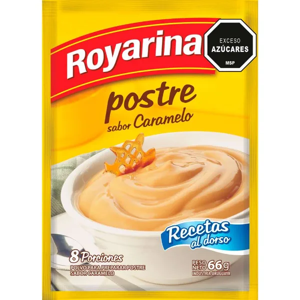Postre Royarina Caramelo 8 Porciones 66 g