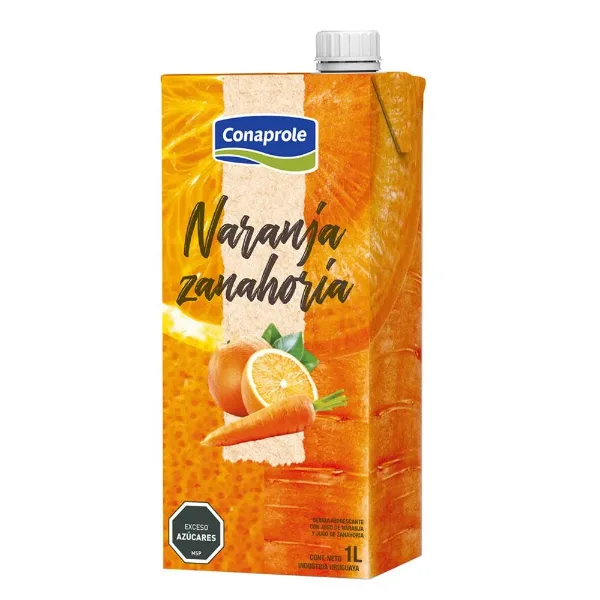 Jugo Conaprole Naranja-Zanahoria Slim 1 l