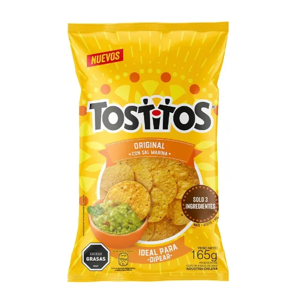 Snack Tostitos Original con Sal Marina 165 g
