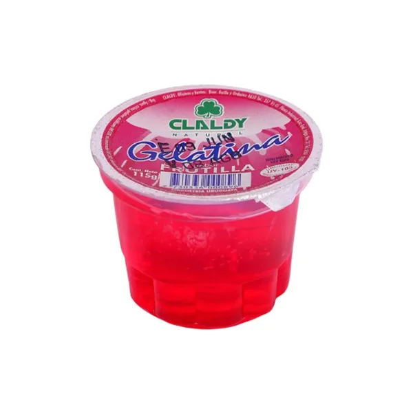 Gelatina Claldy Frutilla 115 g
