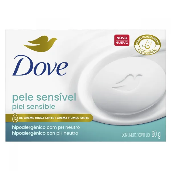 Jabón de Tocador Dove Piel Sensible 90 g