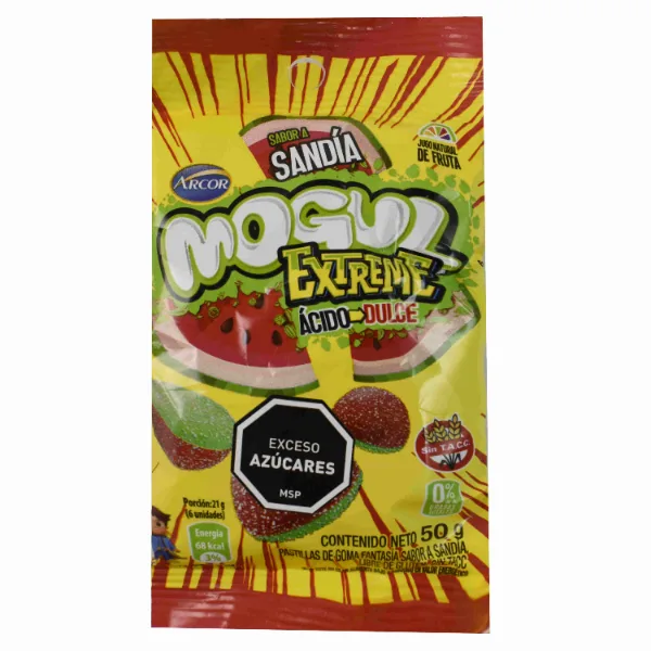 Gomas Mogul Arcor sandia extrem 50 g