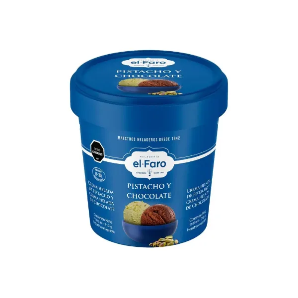 Helado El Faro Pistacho y Chocolate 1,1 l