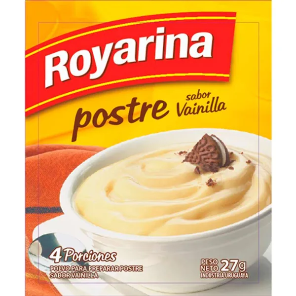 Postre Royarina Vainilla 4 Porciones 27 g