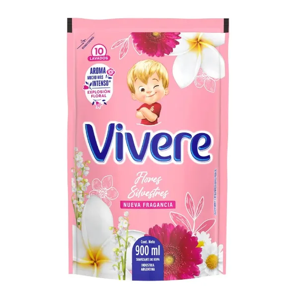 Suavizante Vivere Bouquet de Flores Silvestres Doypack 900 ml