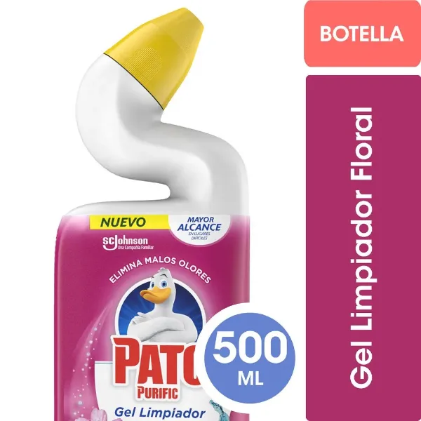 Limpiador Pato Inodoro Floral Botella 500 ml