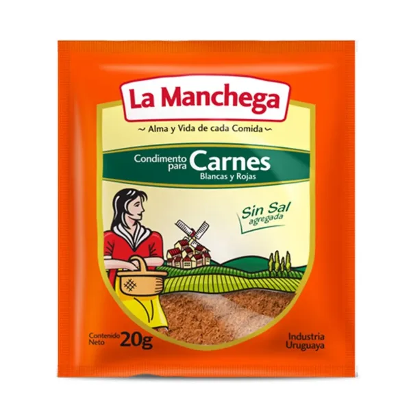 Condimento La Manchega sin Sal para Carne 20 g