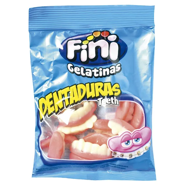Caramelos de gelatina Fini dentaduras 100 g