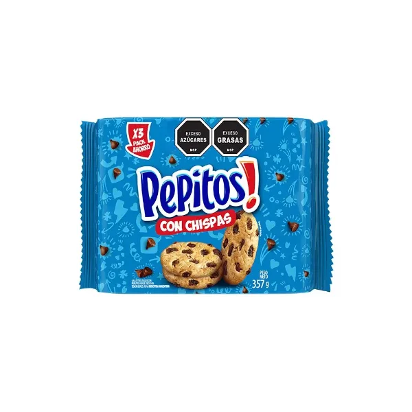Galletas Pepitos Tripack 357 g