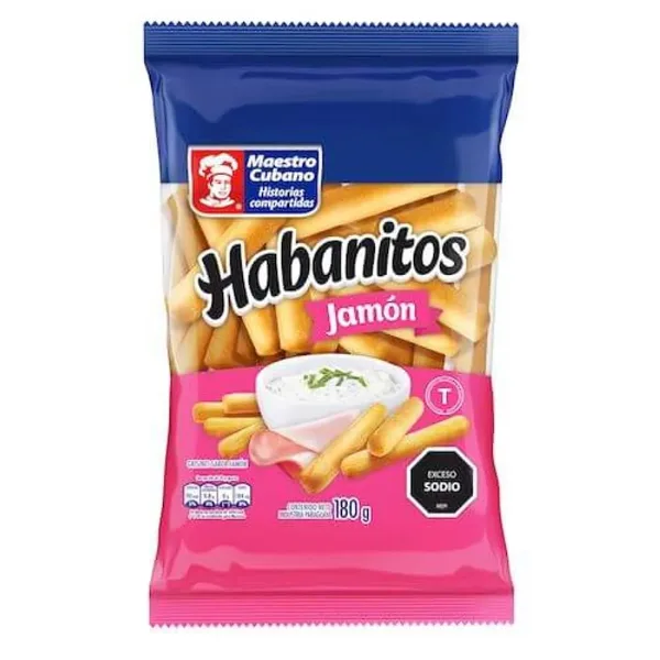 Grissin Maestro Cubano Habanitos Jamon 180 g