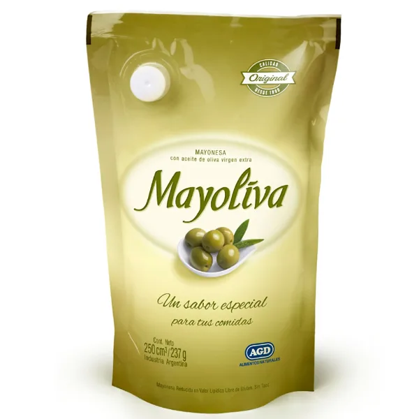 Mayonesa con aceite de oliva Mayoliva 250 cc