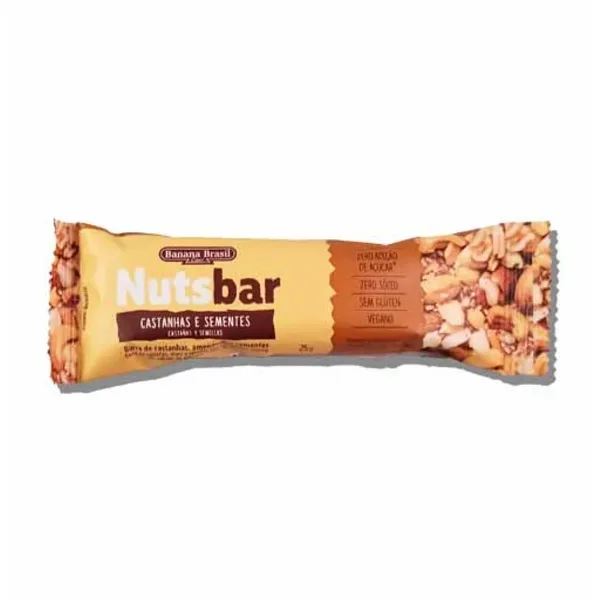 Barrita Nuts Bar Semillas 13x13x6cm Frutos Secos Gluten Free