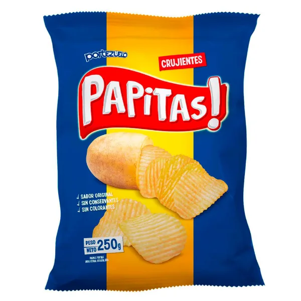 Papas Fritas Onduladas Portezuelo 250 g
