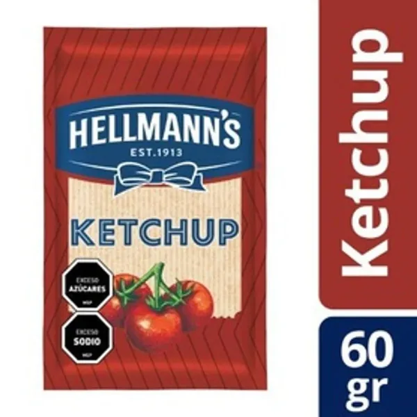Ketchup Hellmanns Doypack 60 g