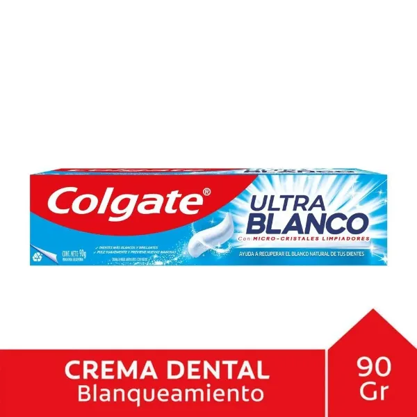 Crema Dental Colgate Ultra Blanco Microcristales 90 g