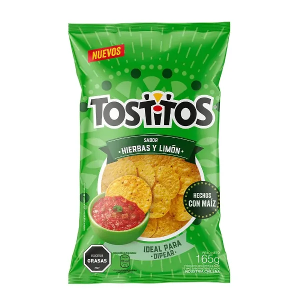 Snack Tostitos Hierbas y Limon 165 g