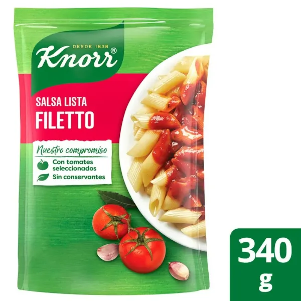 Salsa de Tomate Knorr Filetto 340 g