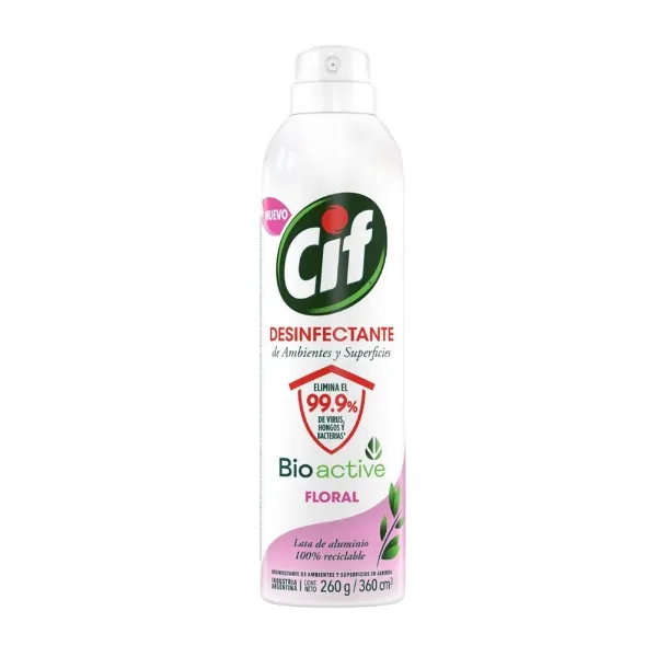 Desinfectante Cif Bio Active Floral Aerosol 360 cc