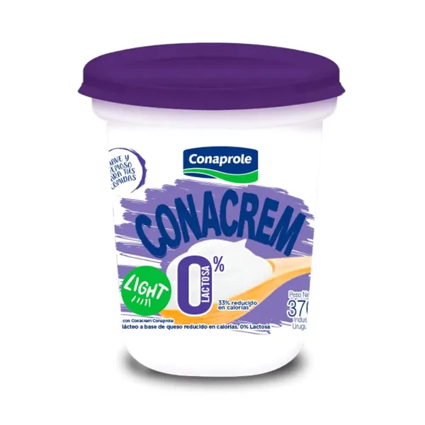 Queso Conaprole Conacrem Light 0% Lactosa 370 g