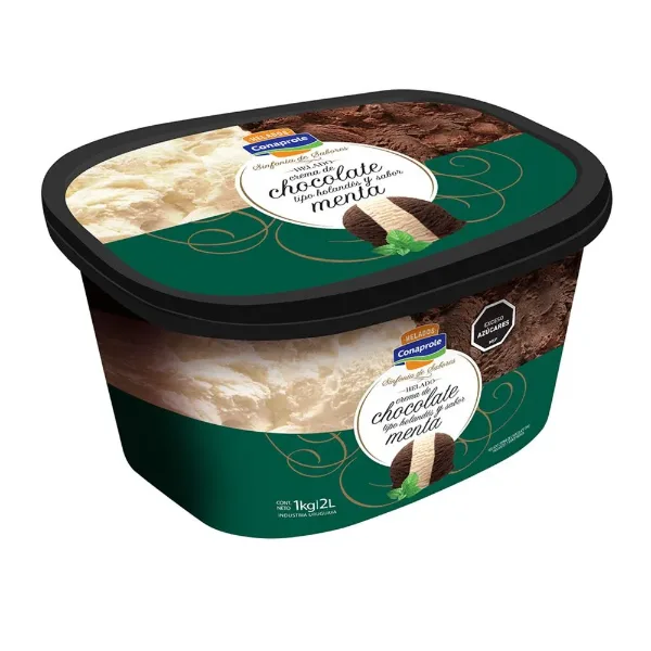 Helado Conaprole Sinfonia Chocolate Holandes y Menta 2 l