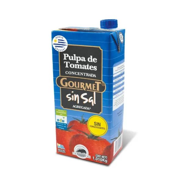 Pulpa de Tomate Gourmet sin Sal 1 kg