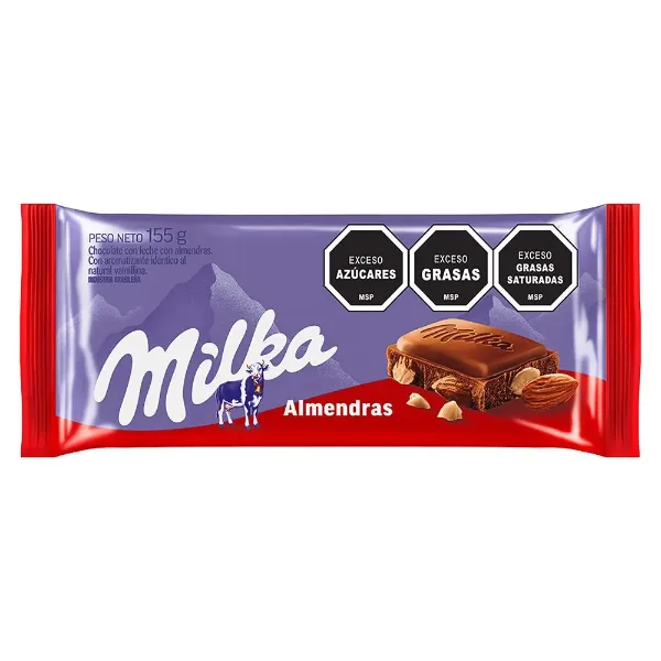 Chocolate Milka Almendras 155 g