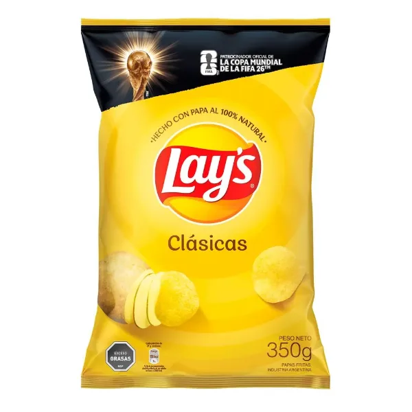 Papas Fritas Lays Clasica 350 g
