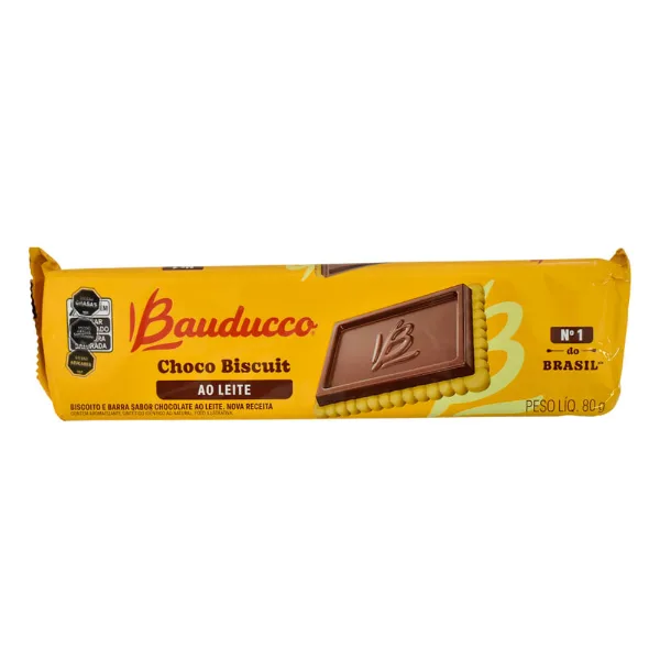 Galletita Bauducco Chocolate Biscuit 80 g