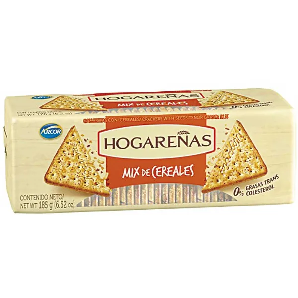 Galletas Hogareñas mix cereales 185 g