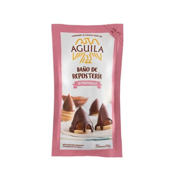 Chocolate Aguila Cobertura Semi Amargo 150 g