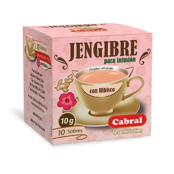 Te Cabral Jengibre Hibisco 10 g