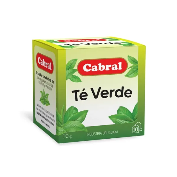 Te Cabral Verde 10 sobres