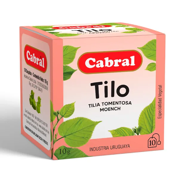 Té Cabral tilo 10 un.