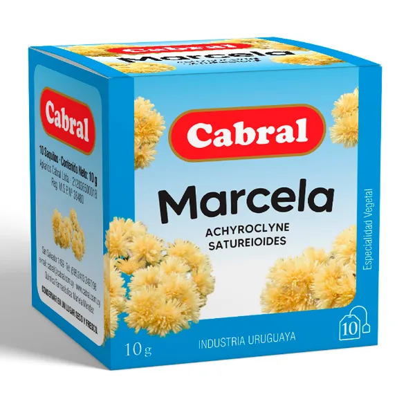 Té Cabral marcela 10 un.