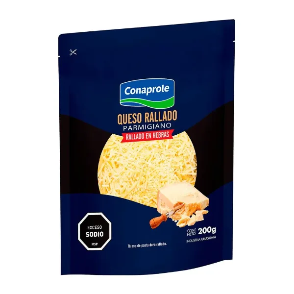 Queso Rallado Conaprole Parmigiano en Hebras 200 g