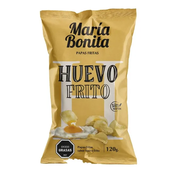 Papas Fritas Maria Bonita Huevo Frito Flowpack 120 g