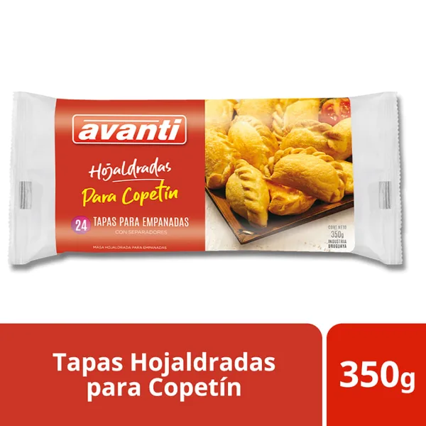 Tapa empanadas Avanti horno copetín 24 un.