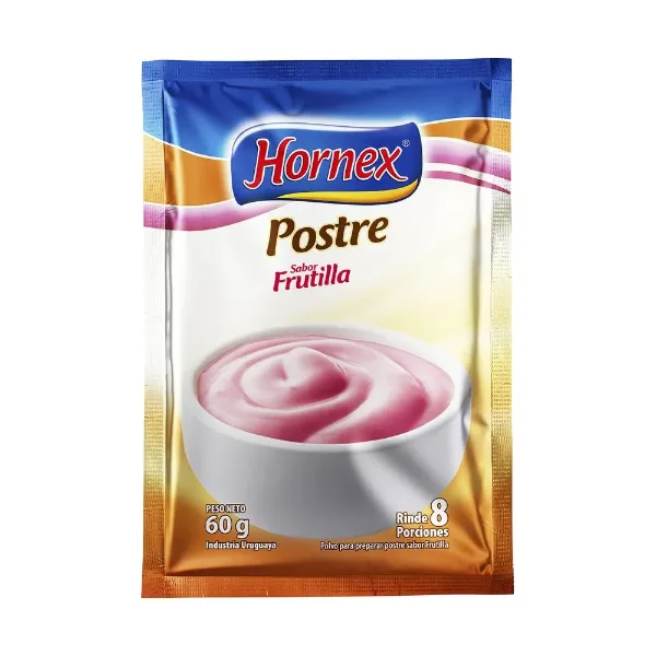 Postre Hornex Frutilla 50 g
