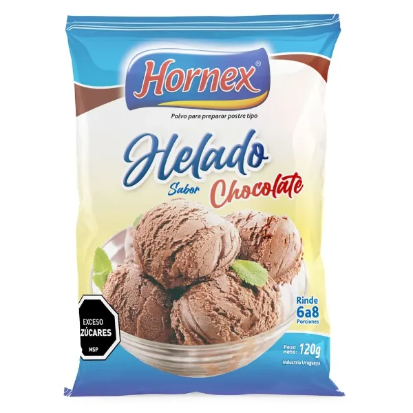 Helado Hornex Polvo Chocolate con Azucar 100 g