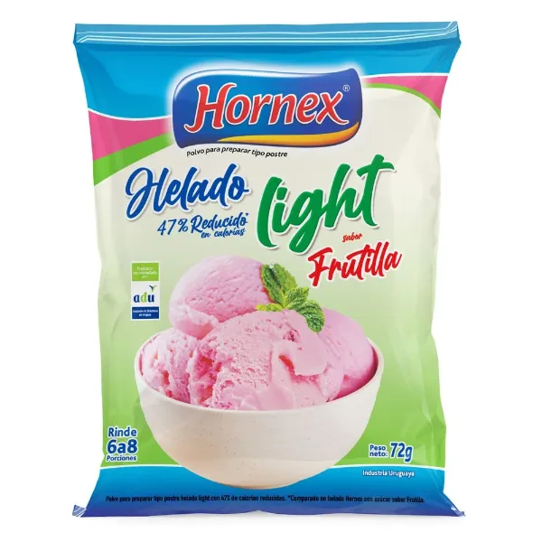 Helado Hornex Frutilla Ligth 72 g
