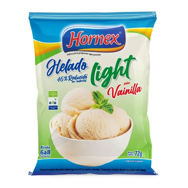 Helado Hornex Vainilla Ligth 72 g