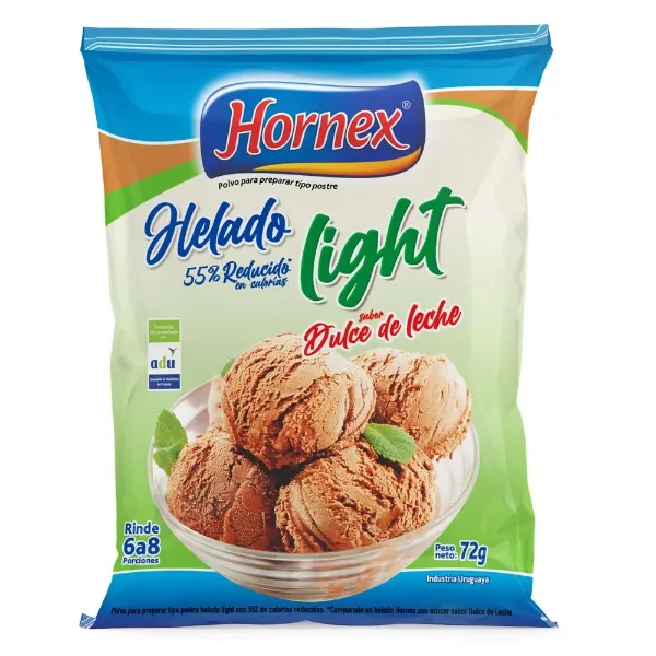 Helado Hornex Dulce de Leche Ligth 72 g