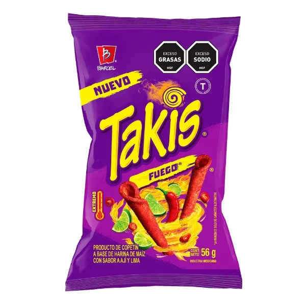Snacks Barcel Takis Fuego 49 g