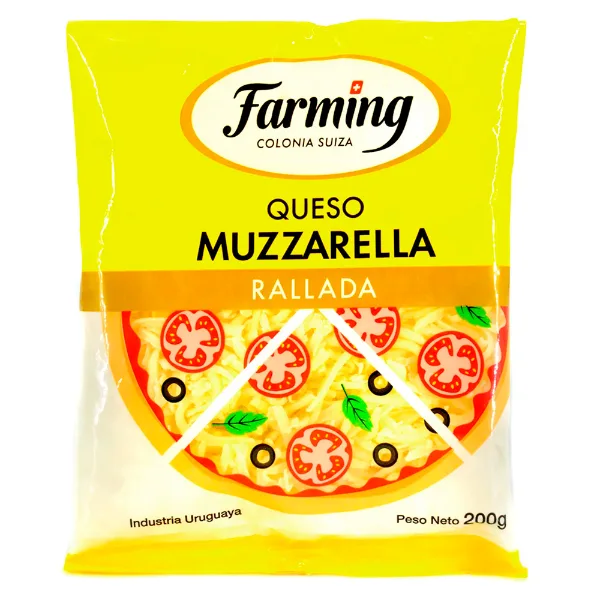 Muzzarella rallada Farming 200 g