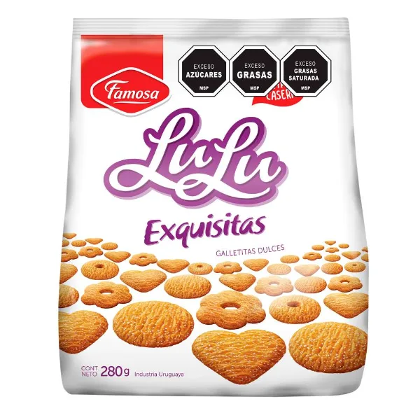 Galletitas Lulu Exquisitas Famosa 280 g