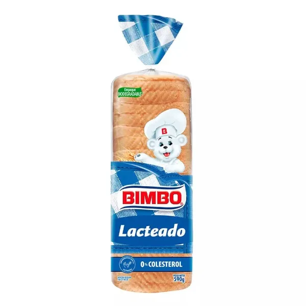 Pan Bimbo Lacteado Grande 570 g