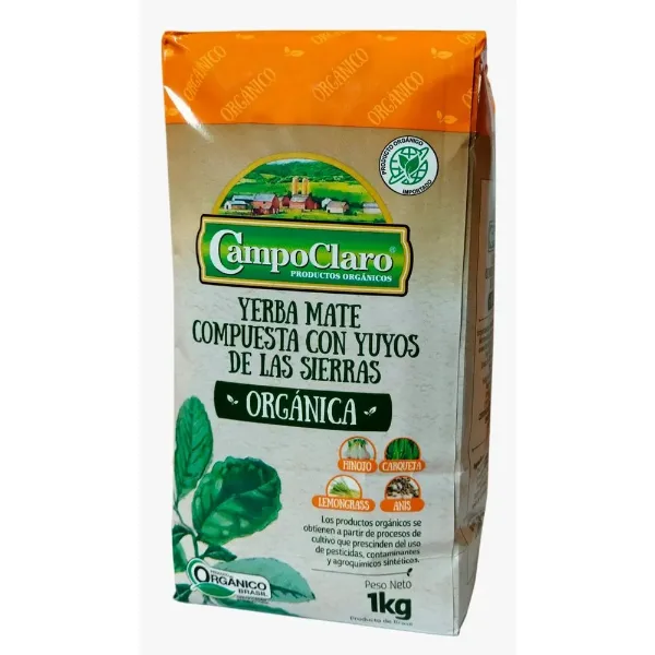 Yerba Campoclaro Organica Compuesta 1 kg
