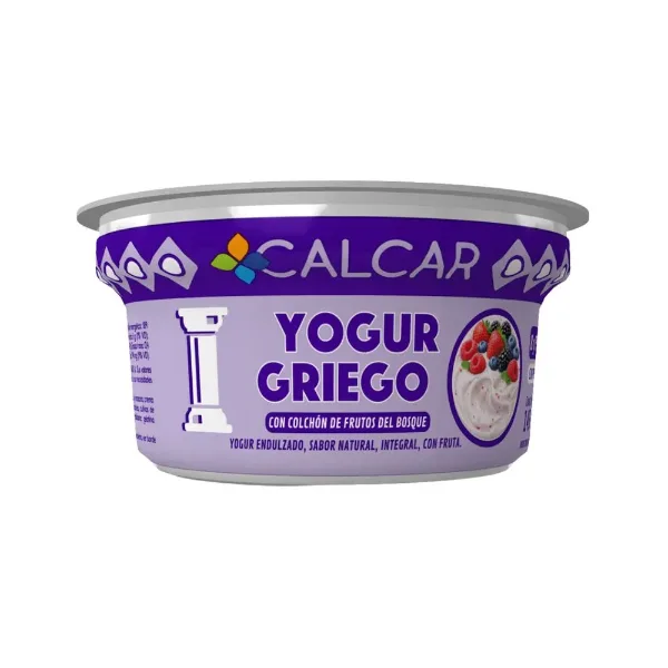 Yogur Griego Calcar Colchon de Frutas del Bosque 130 g
